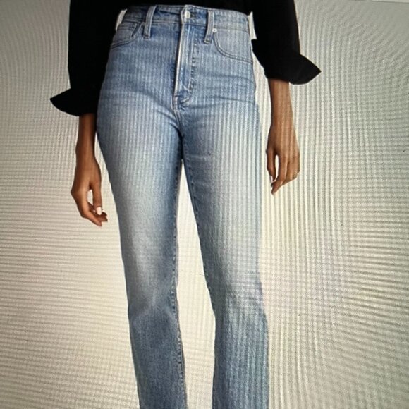 NWT Madewell Vintage Straight Jean with Magic Pockets, 32w, cropped ankle - Picture 1 of 7